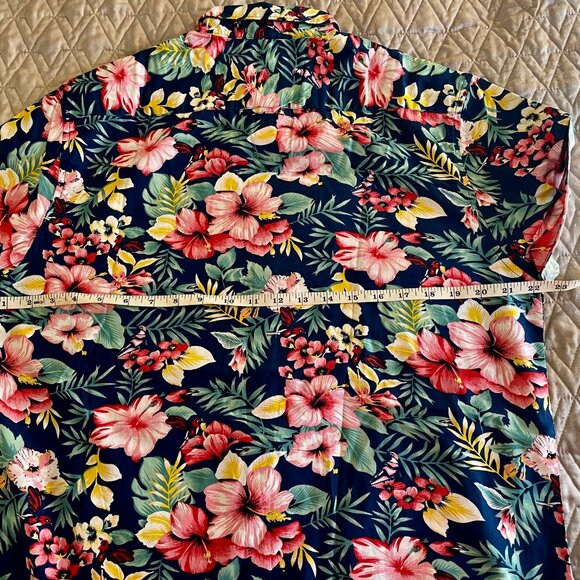 NEW Cactus Man Ricky Singh Flowery Shirt Unisex Rolled up Sleeves SZ L - Picture 7 of 10